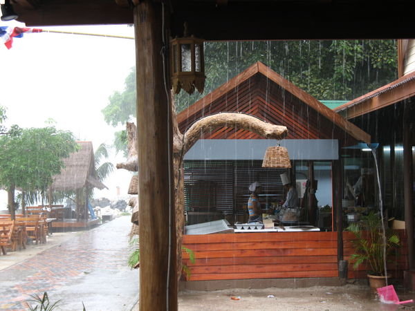 Rain in Ko Phi Phi