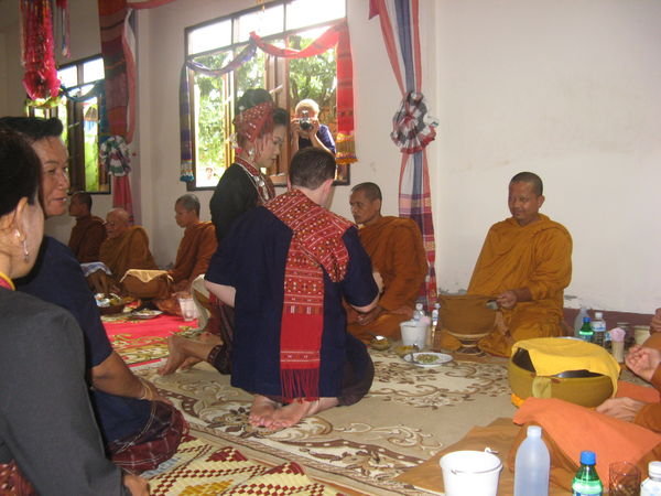 Feeding the Monks Ceremony