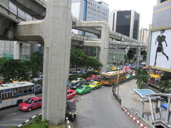 Taxi's in Traffice -Bangkok