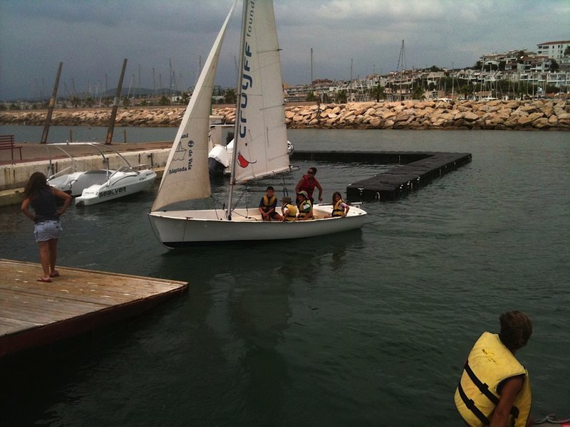 Skye in sailboat