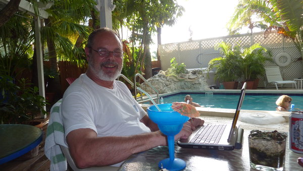 writing blog in Key West