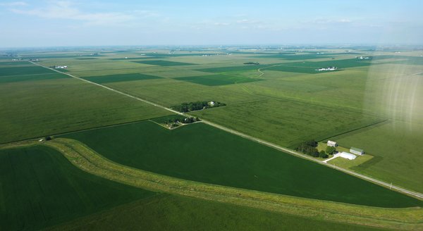 flat fields in Ohio