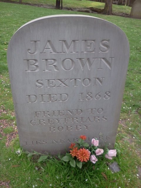 James Brown's grave