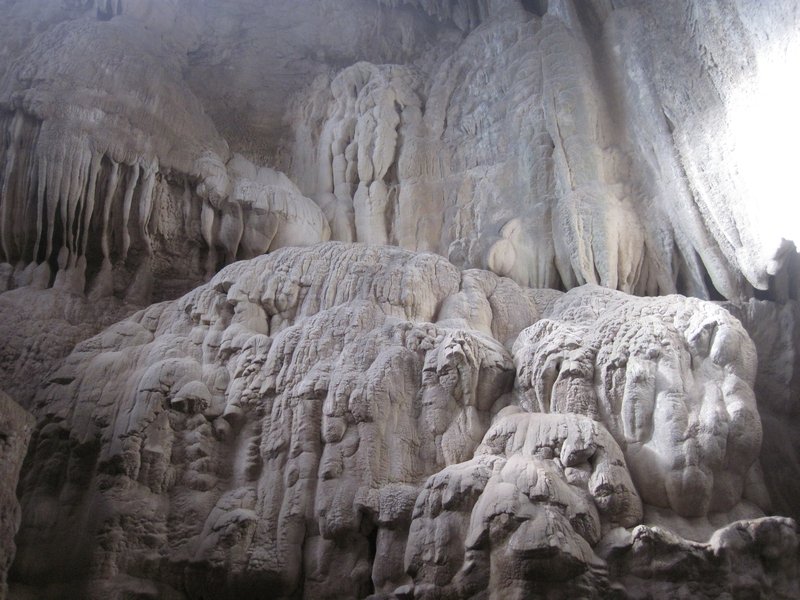 The limestone deposits