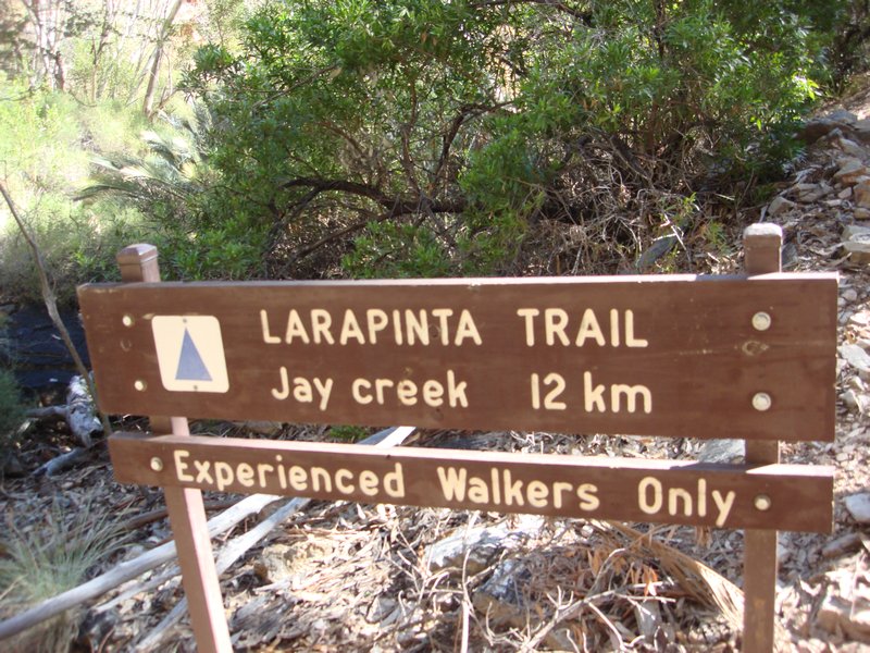  A very popular trail in Central Australia
