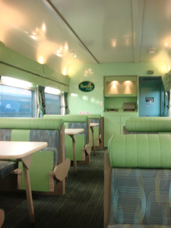 The dining car