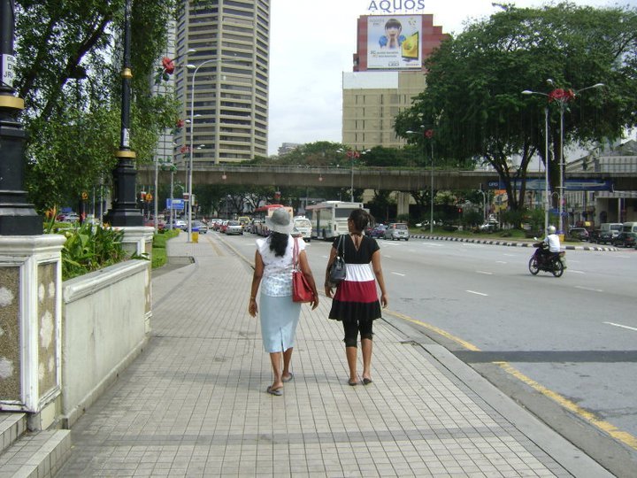 In the streets of Kuala Lumpur