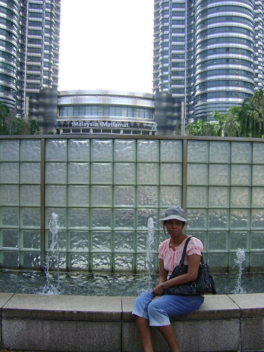 infront of the Petronas Towers