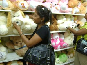 Shopping for teddy Bears