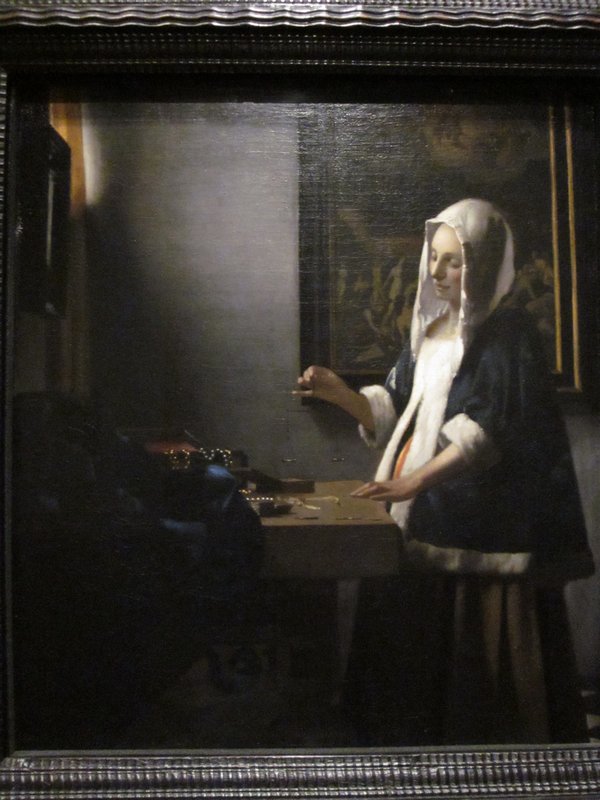 Vermeer's 'Woman holding a balance'