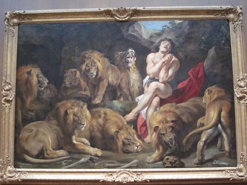 Rubens' 'Daniel in the lions den'