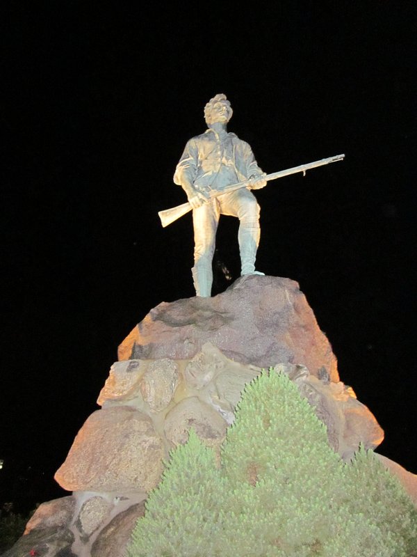Minute Man memorial, Lexington green