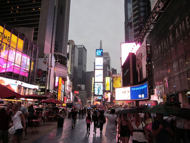 Times Square at nighttime