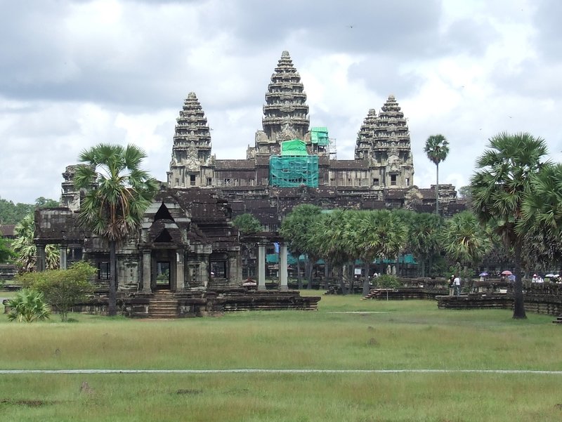 Angkor Wat- complete with scaffolding!