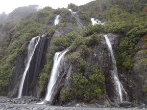 Glacial waterfalls