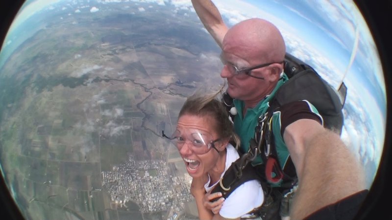 Jumping out of a plane at 10,000ft