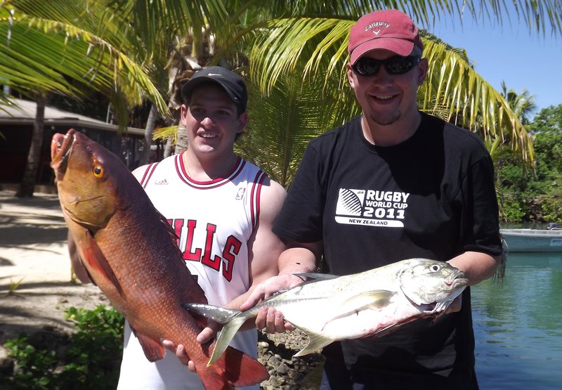 The Aussie dude outdid me with a huge red snapper