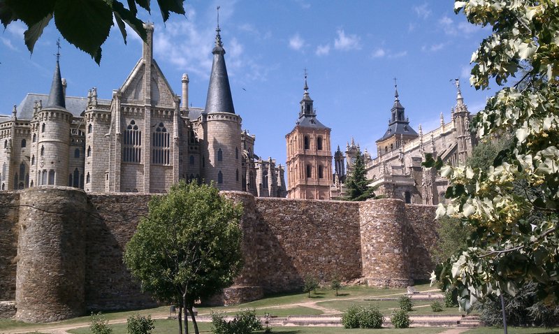 Astorga cathedral and palace