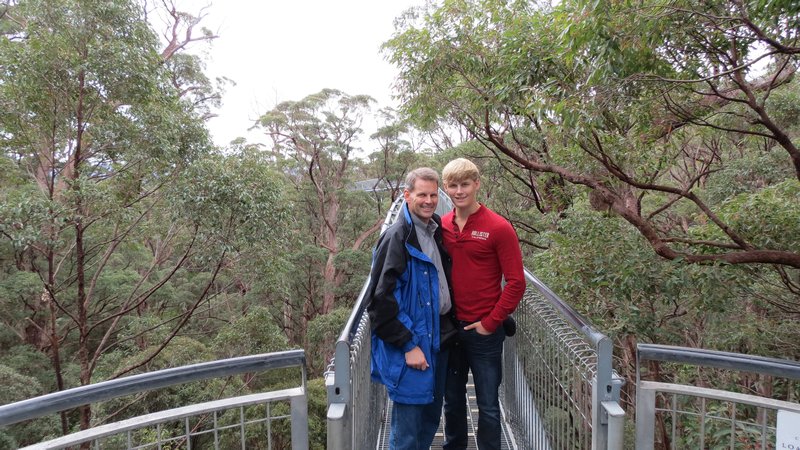 Michael and I on the Tree Top Walk