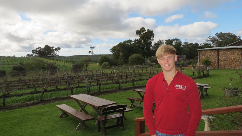 Michael at the Cullen Winery