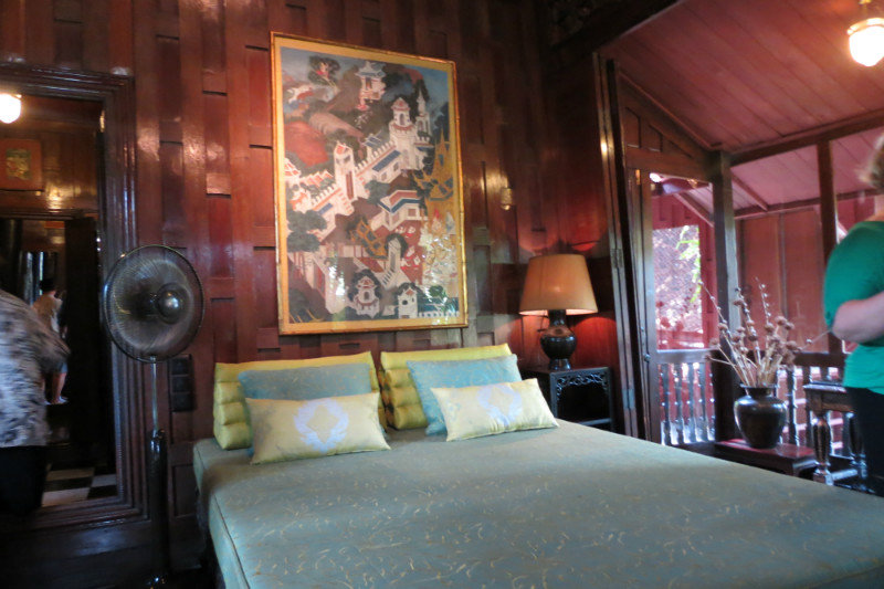 Interior picture of Jim Thompson's bedroom (shame on me, photos weren't allowed)