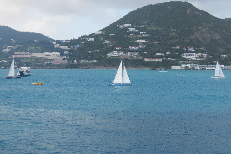 Michael and I are out there somewhere sailing - St. Maarten
