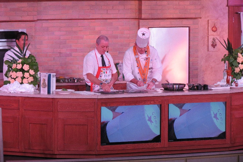 Executive Chef and Maitre d demonstration