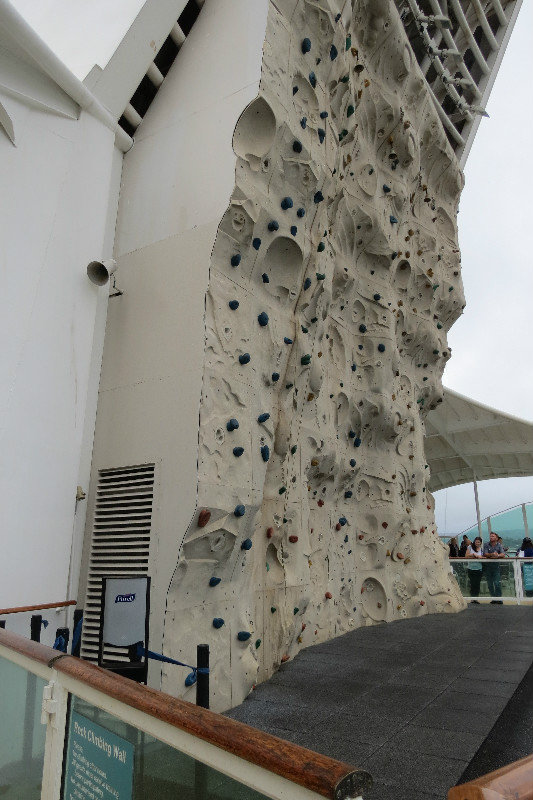 Rock Climbing Wall - Voyager of the Seas