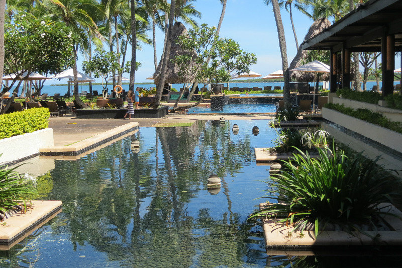 Pool area at the Westin Resort, Lautoka, Fiji