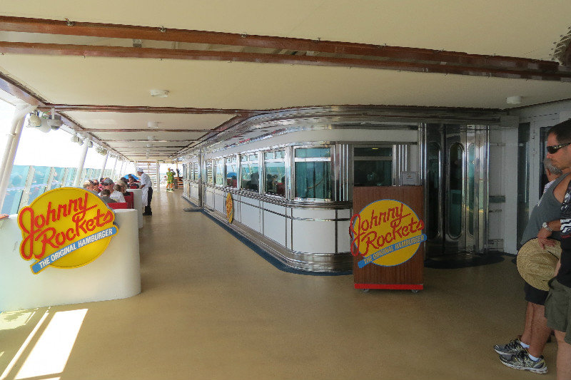 Johnny Rockets on our ship