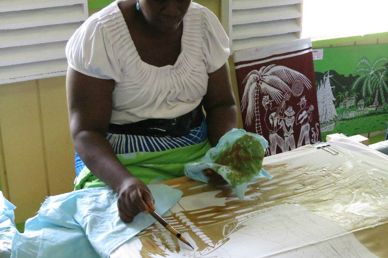Caribelle Batik at Romney Manor - Hot Wax Art work
