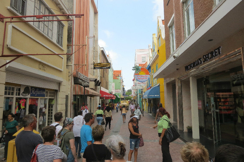 Shopping area in Willemstad, Curacao