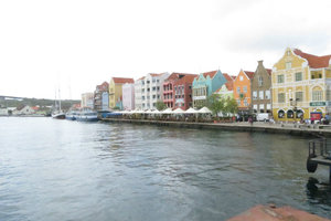 Harbor area in Willemstad, Curacao
