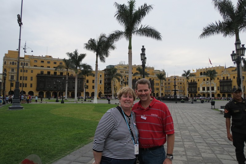 Cindy and I Plaza de Armas
