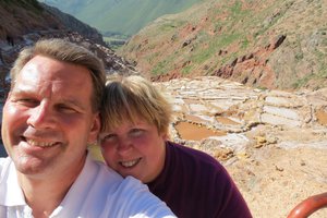 Maras salt mines - Todd and Cindy selfie