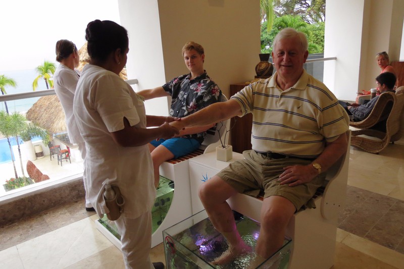 Fish Spa Therapy - Erv and Michael