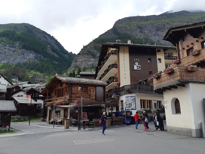 Old chalets in Zermatt