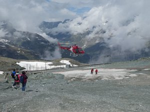 Swiss Mountain rescue chopper