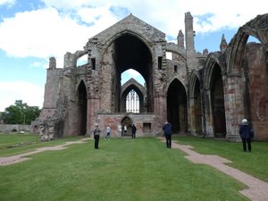 Front View Melrose Abbey