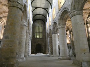 Inside Dunfermline Abbey