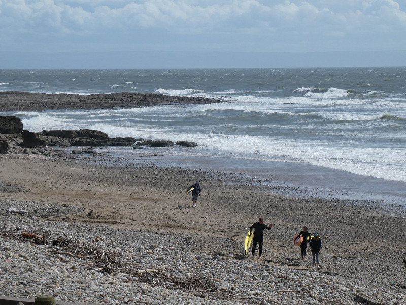 Noticed these surfers and thought they were desperate for somewhere to hit the waves