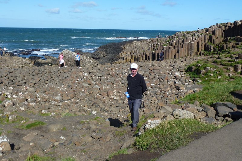 At the Giant's Causeway Northern Ireland