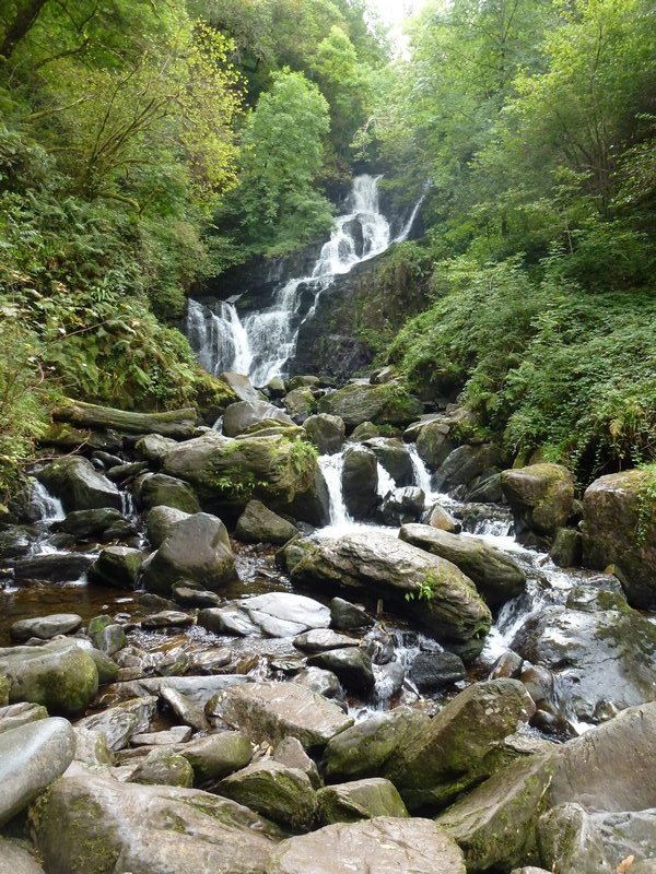 Torc falls in Killarney National Park