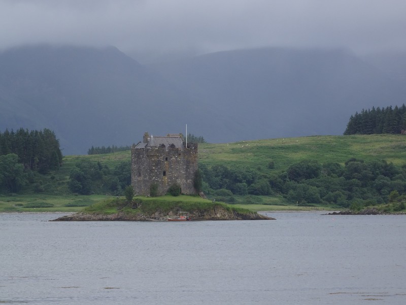 Castle Stalker, Loch Laich, North Appin, west coast of Scotland
