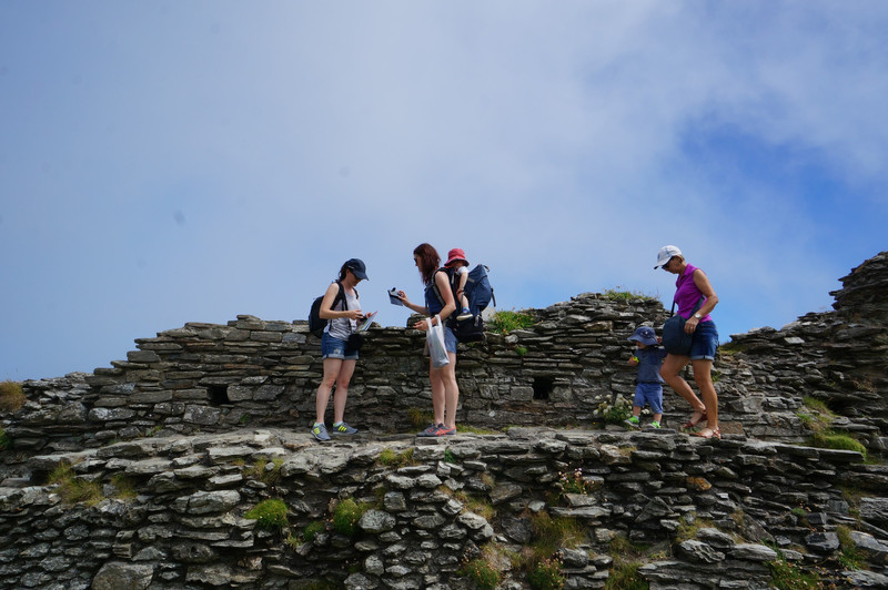 Exploring King Arthurs Castle Ruins at Tintagel
