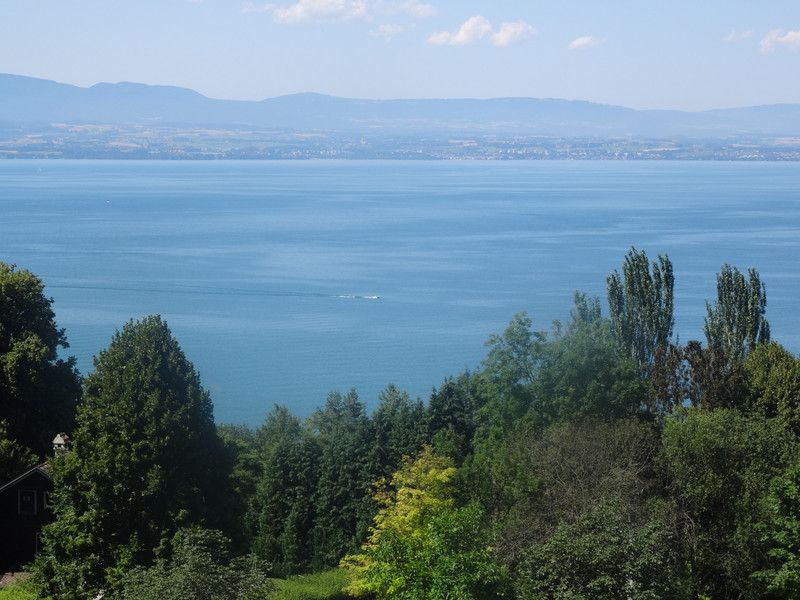 Lake views from Evian Golf Course