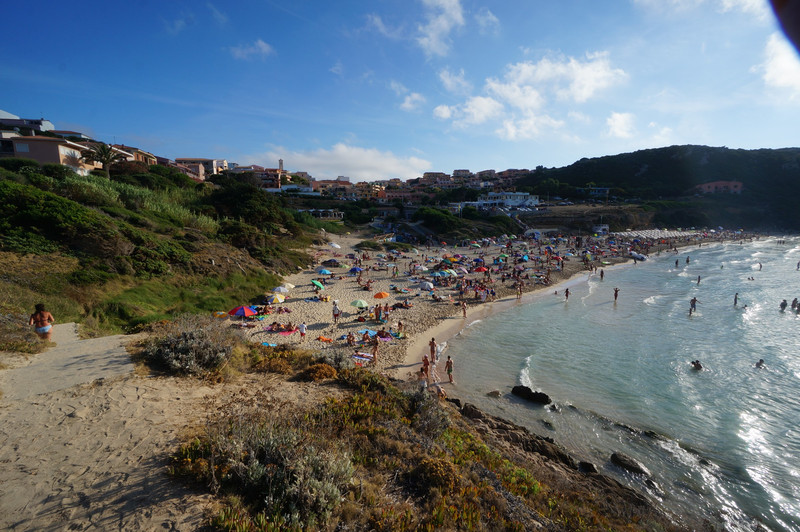 Saint Teresa Gallura - really popular beach and of course we joined in