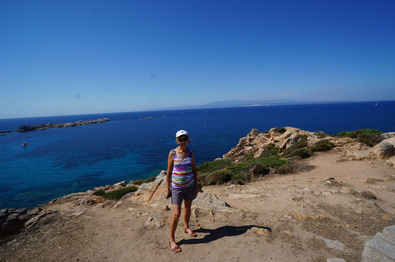 Views from Santa Teresa Gallura across to Corsica