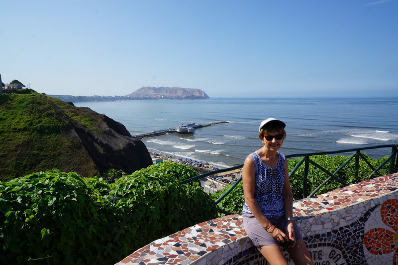 We stayed high up on the hill in Miraflores overlooking the Pacific Ocean