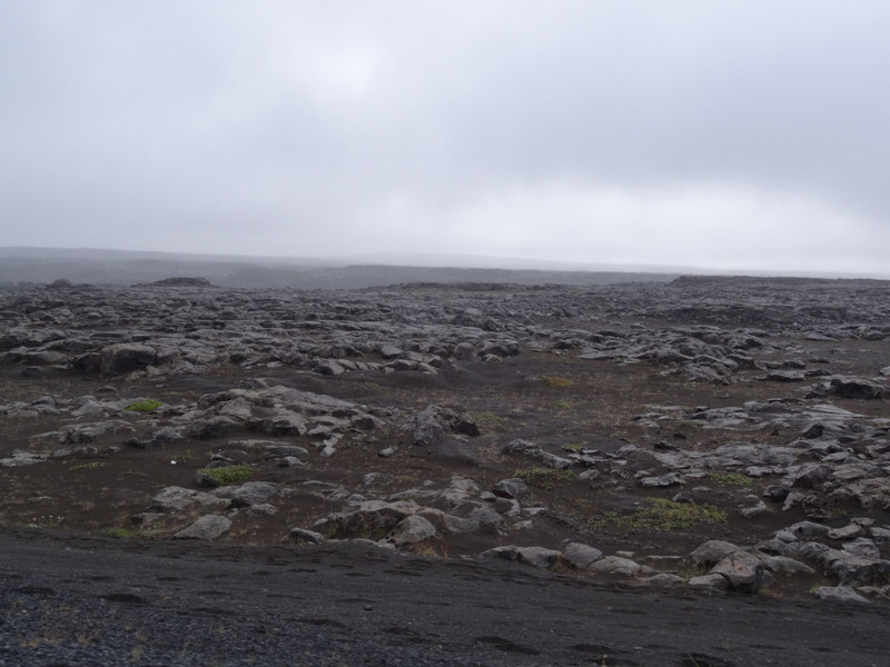 Lava rock field on way to Dettifoss